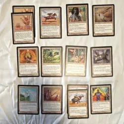 Magic: The Gathering Mirage 64 Card Lot - 1996 - Withering Boon - Image 2