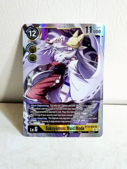 Sakuyamon: Maid Mode BT10-041 Xros Encounter (SR) Digimon Card - Image 1