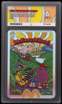 ACE 6 RARE LEGENDARY McDonaldland Card #12/24 - McDonald’s Cards 2026 - Image 1