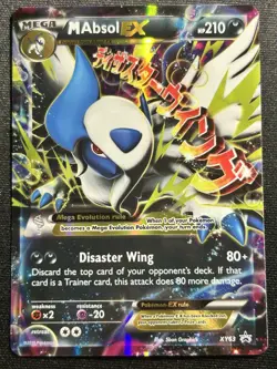 Pokemon TCG Mega Absol EX XY63 LP Black Star Promo Holo Card FAST SHIP!! - Image 1