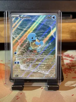 Pokemon Squirtle SIR Holo Card TCG SV Scarlet & Violet 151 Series 170/165 - Image 1