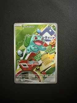 Bulbasaur Regular Pokemon TCG Card 037: Series 1 Illustration Collection - Image 1