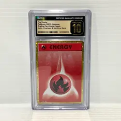 PSA CGC Pristine 10 Fire Energy 2023 Classic Collection Jap Graded Pokemon Card - Image 1