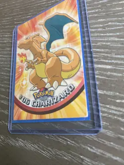 Topps Charizard 06 NON- Holo Blue Label TV Animation Pokemon Card LP - Image 2