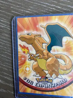 Topps Charizard 06 NON- Holo Blue Label TV Animation Pokemon Card LP - Image 4