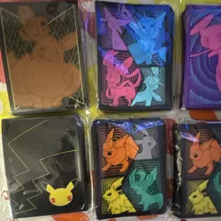 Pokemon Premium Card Sleeves 8 Packs Multicolor Pikachu Eevee Espeon Umbreon - Image 2