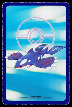 Mudkip Ace of Hearts Kyogre Deck Playing Card Heavily Played - Image 2