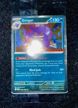 Sealed Pokemon Gengar 130 HP 050/088 GameStop Promo Holo Exclusive Card - Image 1
