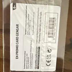 Sealed Pokemon Gengar 130 HP 050/088 GameStop Promo Holo Exclusive Card - Image 3