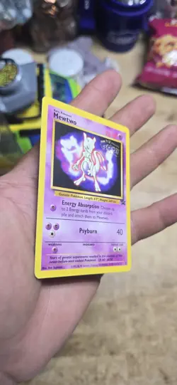 Mewtwo Pokemon Promo The First Movie Card #3 Kids WB Stamp - Image 4