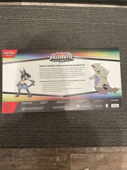 🔥Pokemon Lucario Ex & Tyranitar Ex Premium Collection Prismatic Ev. IN HAND - Image 2