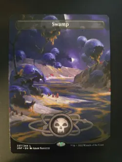 Swamp NM BORDERLESS Unfinity MTG FREE SHIPPING - Image 1
