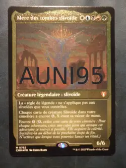 mtg magic Sliver Gravemother FOIL etched FRENCH vf fr mere des tombes slivoide - Image 1