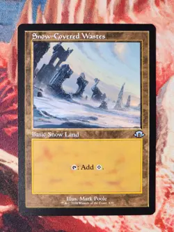 Snow-Covered Wastes (Retro Frame) Modern Horizons 3 Magic Gathering MTG MH3 - Image 1