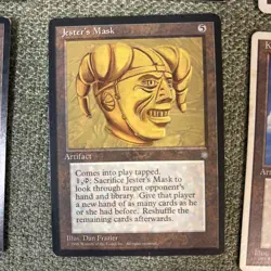 Lot Of 21 Magic The Gathering 4th Edition Artifacts Jesters Mask Blue Mana Batte - Image 2