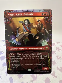 Casey Jones, Vigilante (0235) (Showcase) Teenage Mutant Ninja Turtles Foil - Image 1