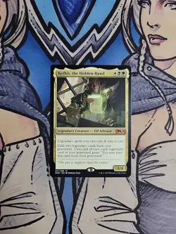1x Kethis, the Hidden Hand - NM/M M20 Core Set 2020 MTG Magic the Gathering - Image 1