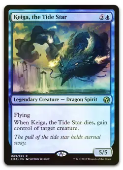 Keiga, the Tide Star #63 (Foil) (NM) Iconic Masters IMA Magic MTG - Image 1