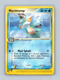 Marshtomp 36/97 Uncommon Dragon Pokemon Moderately Played - Image 1