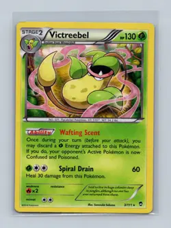 Victreebel 3/111 Holo Rare Furious Fists Pokemon Holo Lightly Played - Image 1