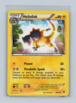 Heliolisk 30/119 Holo Rare Phantom Forces Pokemon Holo Lightly Played - Image 1