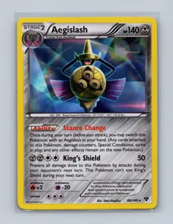Aegislash 86/146 Holo Rare XY Pokemon Holo Lightly Played - Image 1