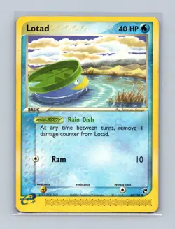 Lotad 66/100 Common Sandstorm Lightly Played - Image 1