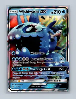 Wishiwashi GX 38/145 Holo Ultra Rare Guardians Rising Pokemon Holo Near Mint - Image 1