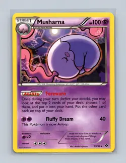 Musharna 59/99 Rare Next Destinies Pokemon Lightly Played - Image 1