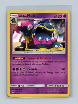 Alolan Muk 58/149 Holo Holo Rare SM Base Set Pokemon Holo Lightly Played - Image 1