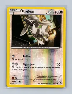 Furfrou 95/122 Common BREAKpoint Pokemon Reverse Holo Lightly Played - Image 1