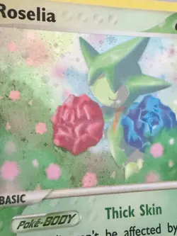 Pokemon TCG Roselia Holo Rare Card 9/97 EX Dragon 60 HP Basic 2003 - Image 3