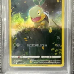 Turtwig GG31/GG70 Full Art 2023 Pokemon SWSH Crown Zenith PSA 10 Gem Mint - Image 3