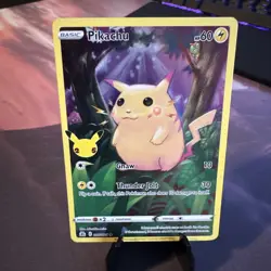 Pokemon TCG Celebrations Pikachu 5/25 Holo Rare LP - Image 1