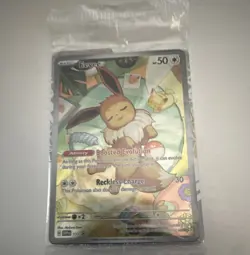 Pokemon TCG Eevee Promo Holo SVP 173 Scarlet & Violet 50 HP Basic - Image 1