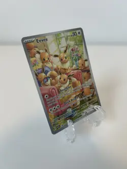 Pokemon Eevee 188/167 Sv06: Twilight Masquerade Illustration Rare Holo - Image 3