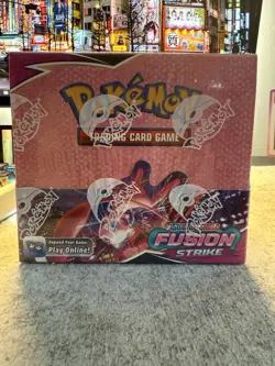 Fusion Strike Booster Box Factory Sealed From Pokemon Center 36 Packs TCG - Image 1