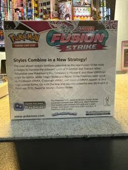 Fusion Strike Booster Box Factory Sealed From Pokemon Center 36 Packs TCG - Image 3