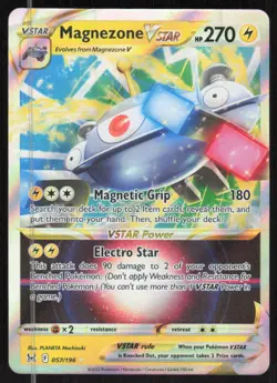Pokemon TCG SWSH11: Lost Origin #057/196 Magnezone VSTAR NM - Image 1