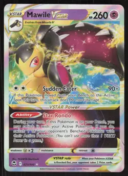 Pokemon TCG SWSH12: Silver Tempest #071/195 Mawile VSTAR NM - Image 1