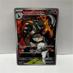 Pokemon Team Rocket's Houndoom 191/182 Destined Rivals Holo Illustration Rare - Image 1