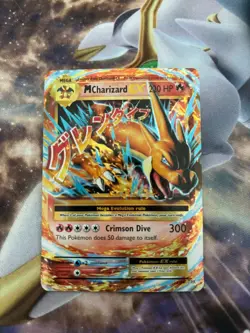 M Charizard EX 13/108 Evolutions 220 HP Mega Holo Ultra Rare Pokemon TCG HP - Image 1