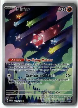 Minior ⭐ 201/182 Holo Illustration Rare Paradox Rift 2023 Pokemon NM - Image 1
