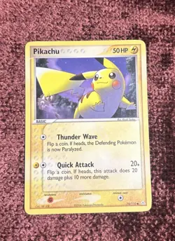 Pikachu 78/110 EX Holon Phantoms Reverse Holo Foil Stamped 2006 Pokemon TCG - Image 1