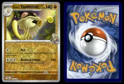 Arven's Toedscruel 110/182 Uncommon Destined Rivals Pokemon Reverse Holo NM/M - Image 3
