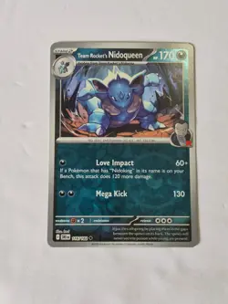Team Rocket's Nidoqueen 116/182 Uncommon Destined Rivals Pokemon Reverse Holo NM - Image 1