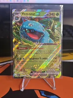 Venusaur EX 3/165 Pokemon TCG Scarlet & Violet 151 Double Rare NM - Image 1