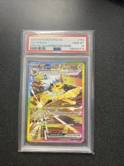 2025 Pokemon Pre EN Jolteon ex Special Illustration Rare #153 PSA 10 GEM MT - Image 1