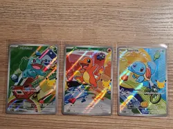 Pokemon TCG First Partner Illustration Collection Series 1 Kanto GEN 1 Starters - Image 1