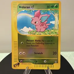 Nidoran M 096/147 Aquapolis Reverse Holo Vintage Pokemon - Image 1